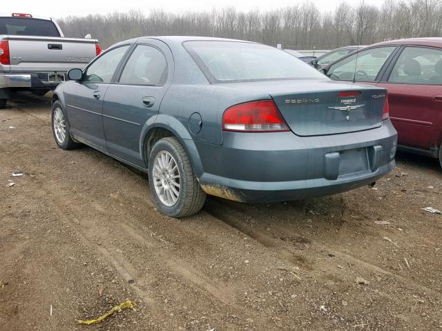 1C3EL56RX5N533844 - 2005 CHRYSLER SEBRING TO TURQUOISE photo 3