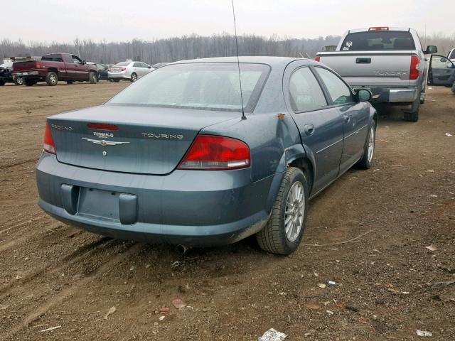 1C3EL56RX5N533844 - 2005 CHRYSLER SEBRING TO TURQUOISE photo 4