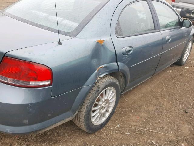 1C3EL56RX5N533844 - 2005 CHRYSLER SEBRING TO TURQUOISE photo 9