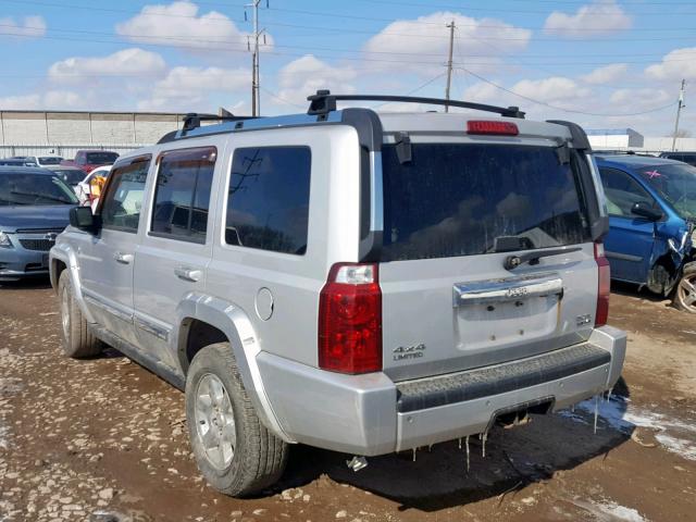 1J8HG58246C247409 - 2006 JEEP COMMANDER 银色 照片 3