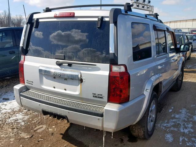 1J8HG58246C247409 - 2006 JEEP COMMANDER 银色 照片 4