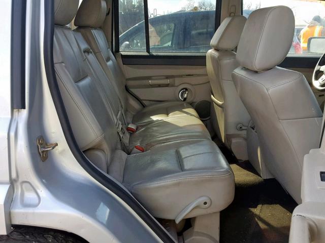 1J8HG58246C247409 - 2006 JEEP COMMANDER 银色 照片 6