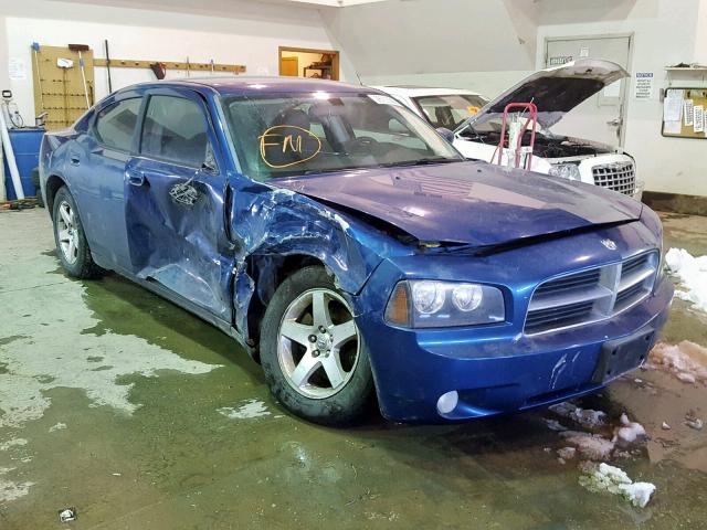 2B3KA33V29H554181 - 2009 DODGE CHARGER SX BLUE photo 1