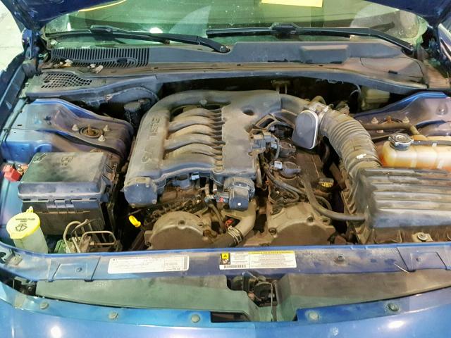 2B3KA33V29H554181 - 2009 DODGE CHARGER SX BLUE photo 7