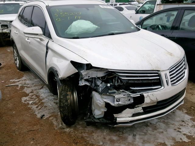 5LMCJ1A98FUJ25982 - 2015 LINCOLN MKC WHITE photo 1