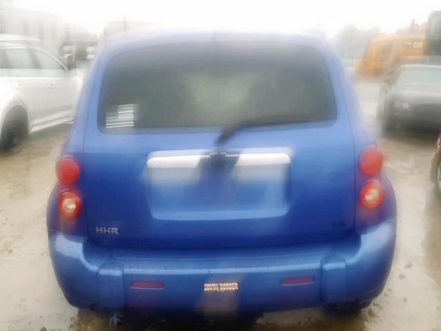 3GNDA13D06S609150 - 2006 CHEVROLET HHR LS BLUE photo 9