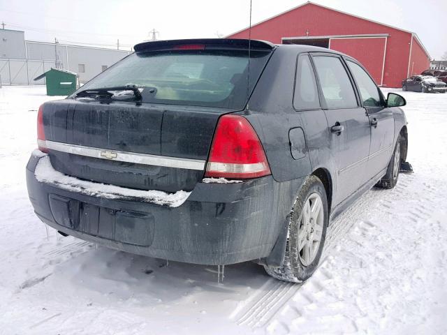 1G1ZT63856F103352 - 2006 CHEVROLET MALIBU MAX BLACK photo 4