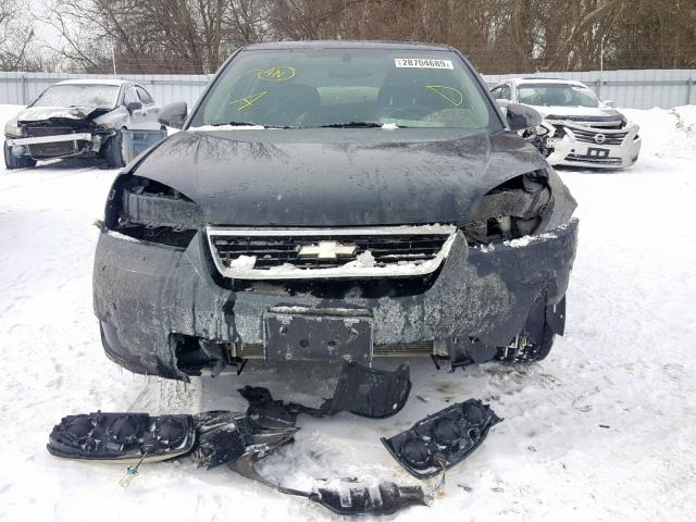 1G1ZT63856F103352 - 2006 CHEVROLET MALIBU MAX BLACK photo 9