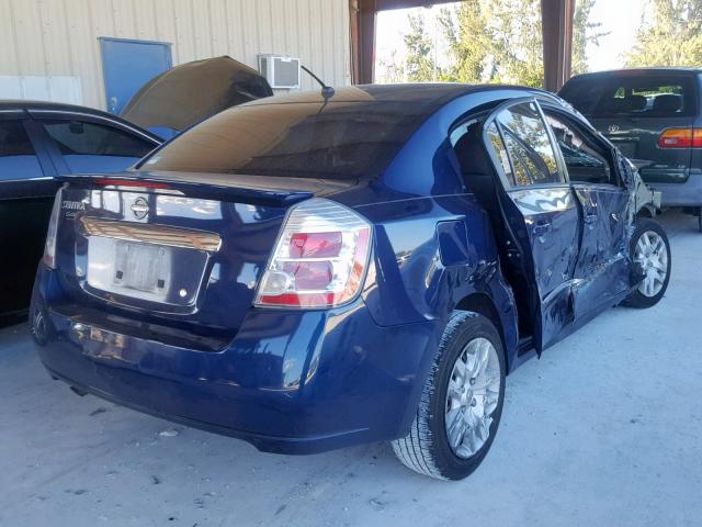 3N1AB6AP6CL778312 - 2012 NISSAN SENTRA 2.0 BLUE photo 4