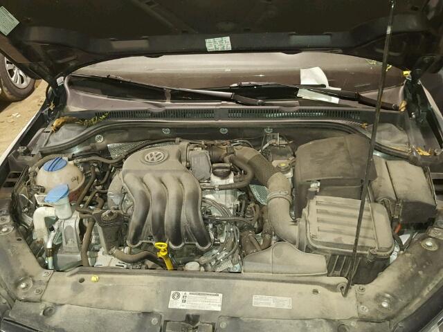 3VW2K7AJ3EM228904 - 2014 VOLKSWAGEN JETTA BASE GRAY photo 7