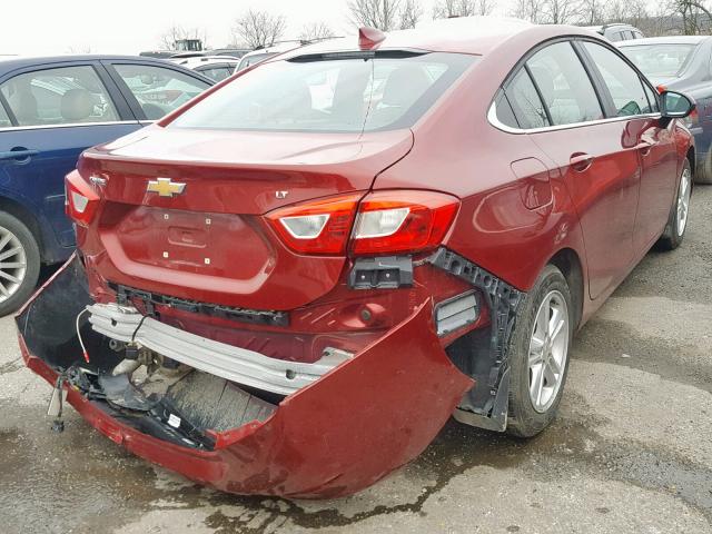 1G1BE5SM0J7217833 - 2018 CHEVROLET CRUZE LT RED photo 4