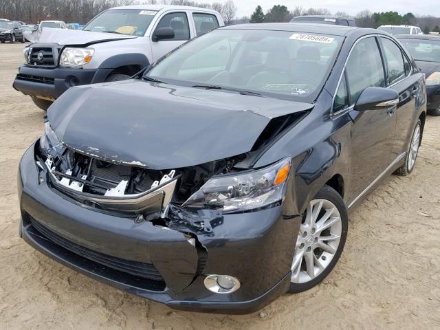 JTHBB1BA5A2034602 - 2010 LEXUS HS 250H GRAY photo 2