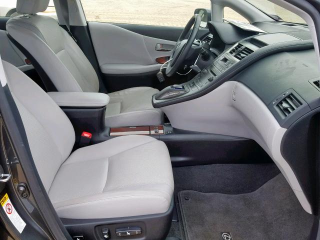 JTHBB1BA5A2034602 - 2010 LEXUS HS 250H GRAY photo 5