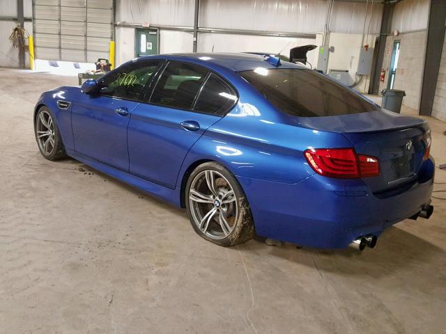 WBSFV9C52DD095790 - 2013 BMW M5 BLUE photo 3