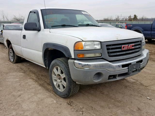 1GTEK14V76Z265515 - 2006 GMC NEW SIERRA WHITE photo 1