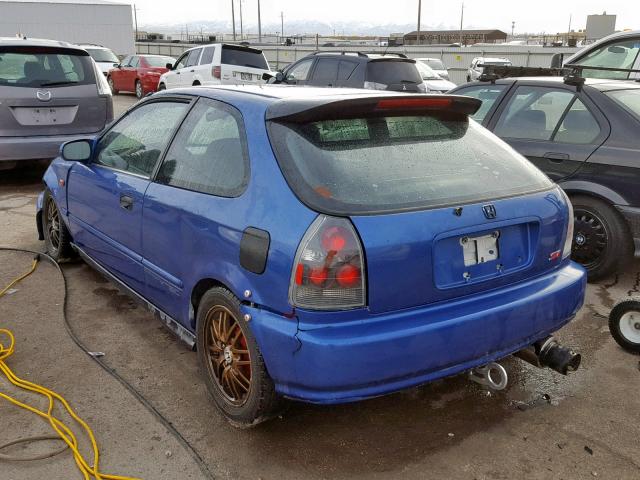 2HGEJ634XVH102771 - 1997 HONDA CIVIC DX BLUE photo 3