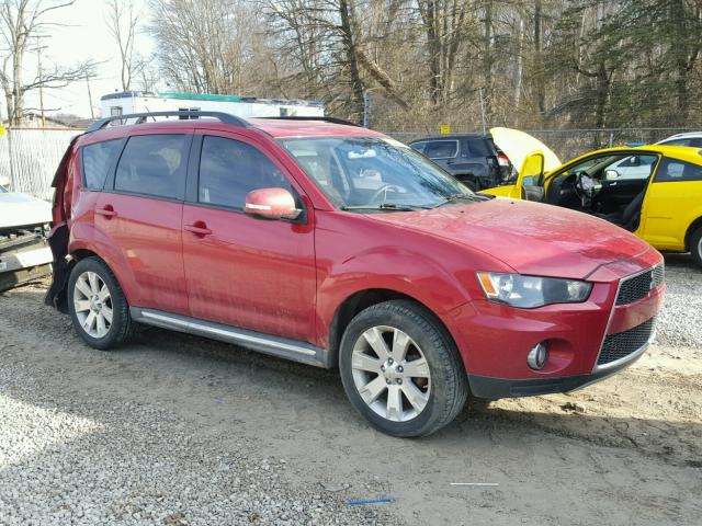 JA4JT3AW8BU021782 - 2011 MITSUBISHI OUTLANDER RED photo 1