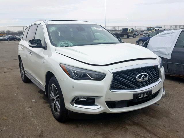 5N1DL0MM7KC511482 - 2019 INFINITI QX60 LUXE WHITE photo 1