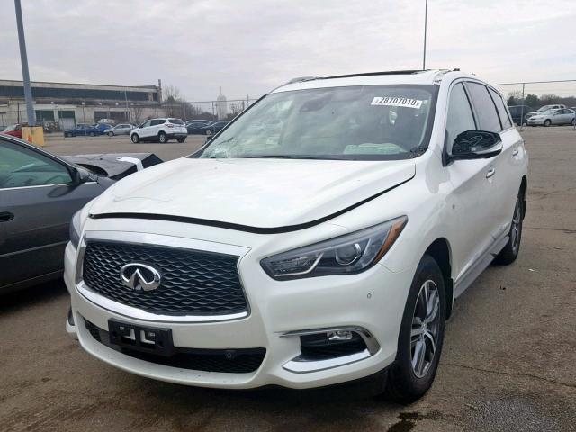 5N1DL0MM7KC511482 - 2019 INFINITI QX60 LUXE WHITE photo 2