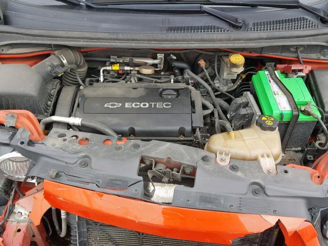 1G1JA5SH3C4156847 - 2012 CHEVROLET SONIC LS 橙色 照片 7