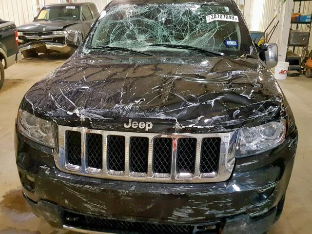 1J4RR6GG0BC569803 - 2011 JEEP GRAND CHER BLACK photo 9