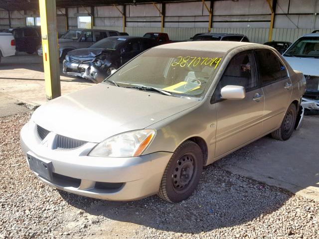 JA3AJ26E05U052808 - 2005 MITSUBISHI LANCER ES SILVER photo 2