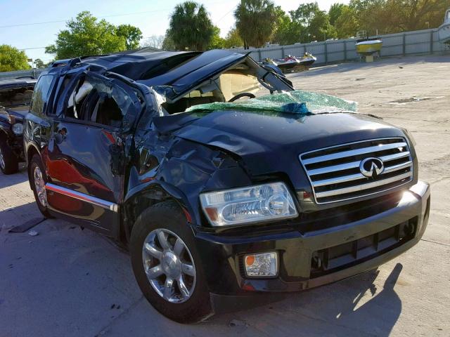 5N3AA08AX6N800348 - 2006 INFINITI QX56 BLACK photo 1