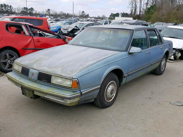 1G3HN54C1KW383162 - 1989 OLDSMOBILE DELTA 88 R BLUE photo 2