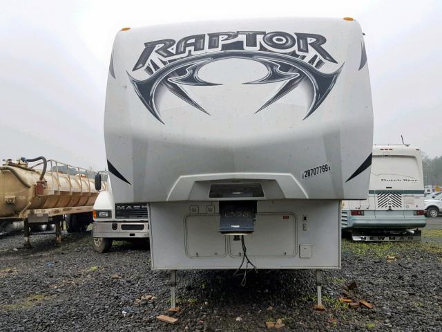 4YDF29729DR801038 - 2013 KEYSTONE RAPTOR WHITE photo 5