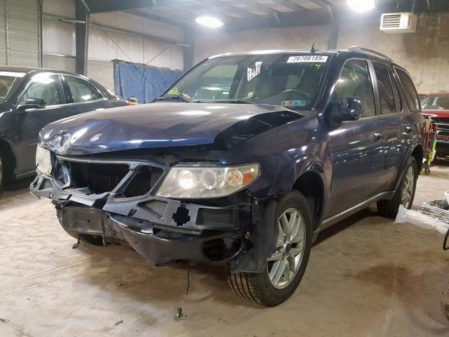 5S3ET13S282801913 - 2008 SAAB 9-7X 4.2I BLUE photo 2