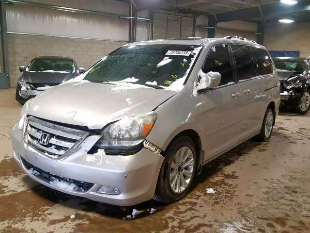 5FNRL38895B033386 - 2005 HONDA ODYSSEY TO SILVER photo 2