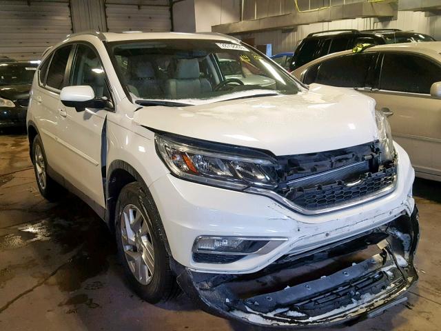 5J6RM4H7XFL014431 - 2015 HONDA CR-V EXL WHITE photo 1