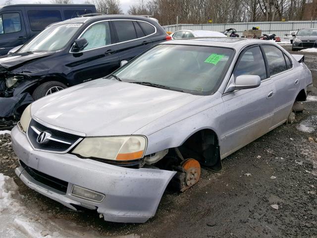 19UUA56772A049310 - 2002 ACURA 3.2TL SILVER photo 2