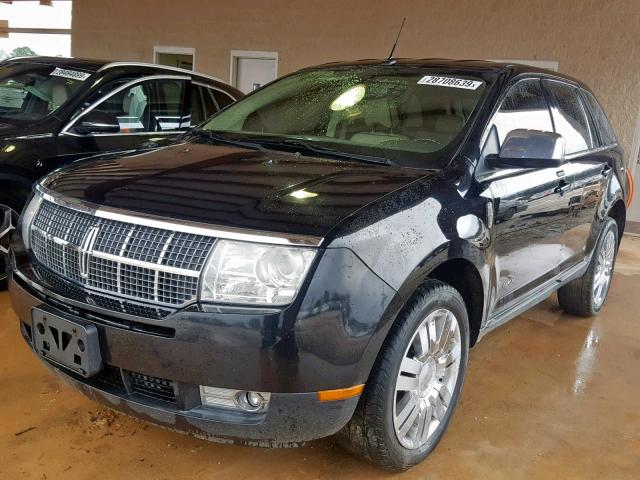 2LMDU68C18BJ05454 - 2008 LINCOLN MKX BLACK photo 2