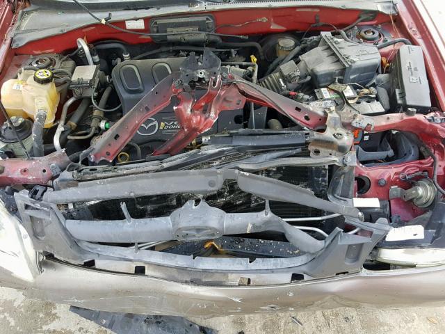 4F2YZ04124KM29310 - 2004 MAZDA TRIBUTE LX MAROON photo 7