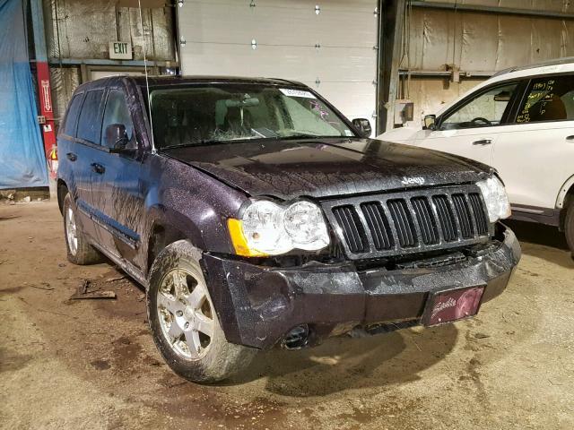 1J8HR48N38C208828 - 2008 JEEP GRAND CHER BLACK photo 1