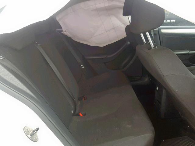 3VW2K7AJ6FM204498 - 2015 VOLKSWAGEN JETTA BASE WHITE photo 6