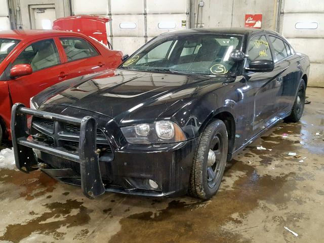 2C3CDXAT6CH260765 - 2012 DODGE CHARGER PO BLACK photo 2