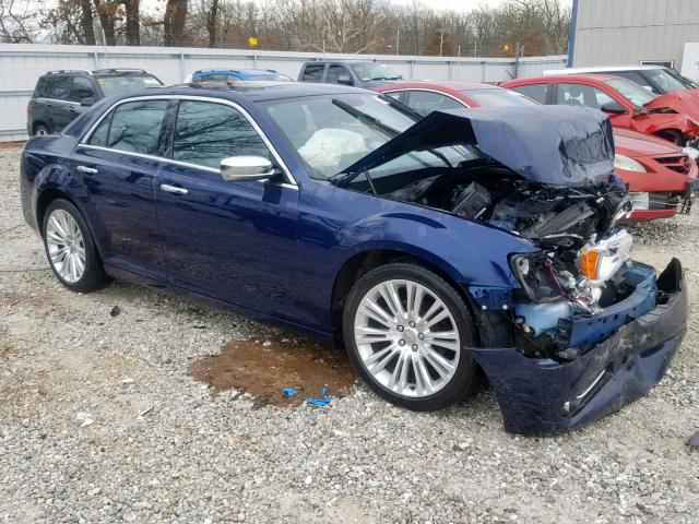 2C3CCAEGXEH346855 - 2014 CHRYSLER 300C BLUE photo 1