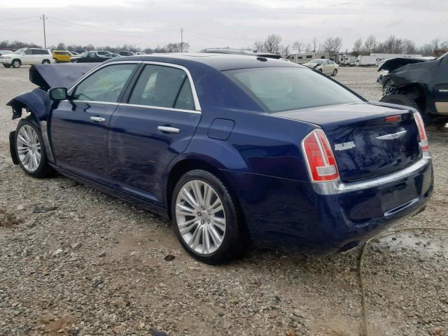 2C3CCAEGXEH346855 - 2014 CHRYSLER 300C BLUE photo 3