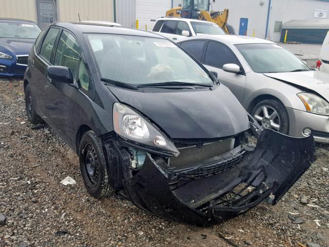 JHMGE8H36DC083319 - 2013 HONDA FIT BLACK photo 1