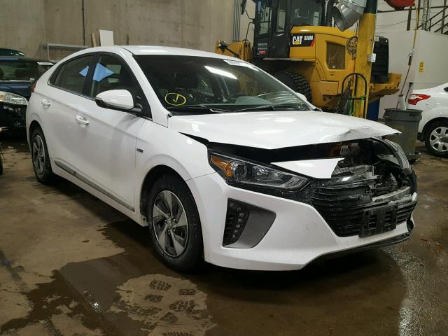 KMHC75LCXJU072034 - 2018 HYUNDAI IONIQ SEL WHITE photo 1