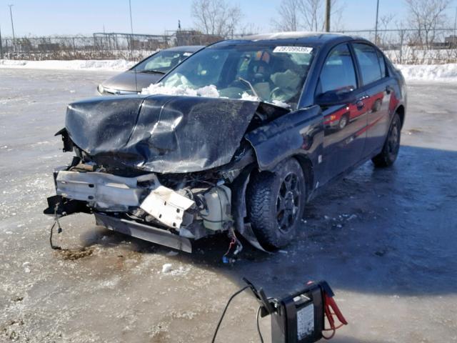 1G8AJ52F03Z166075 - 2003 SATURN ION LEVEL BLACK photo 2
