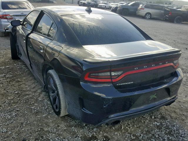 2C3CDXHG1JH313135 - 2018 DODGE CHARGER SX BLACK photo 3