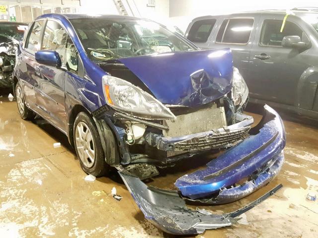 JHMGE8H38CC033696 - 2012 HONDA FIT BLUE photo 1