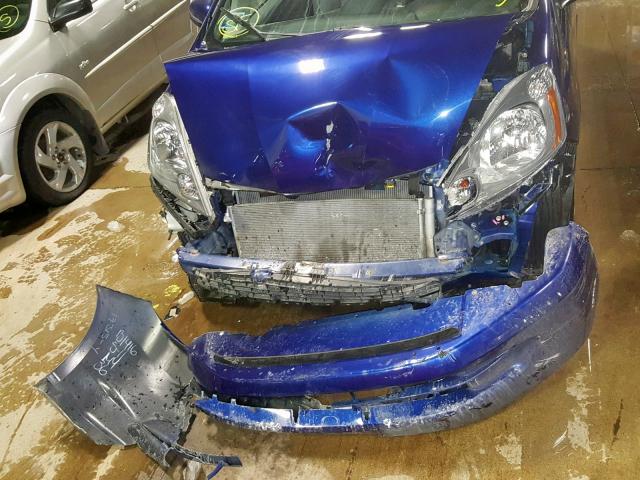 JHMGE8H38CC033696 - 2012 HONDA FIT BLUE photo 7