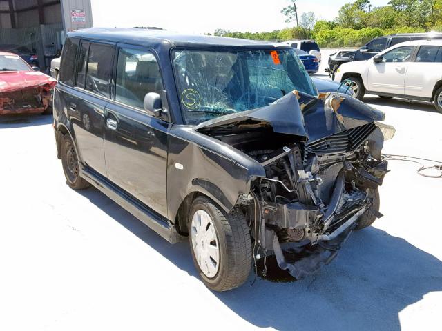 JTLKT324164093571 - 2006 TOYOTA SCION XB BLACK photo 1