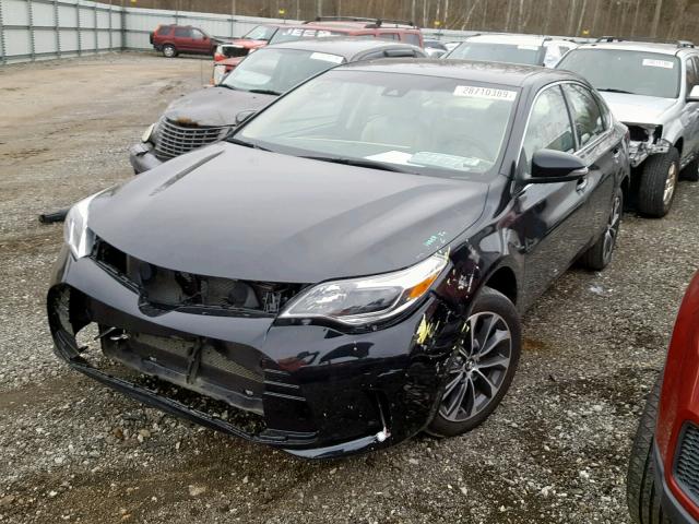 4T1BK1EB4JU277405 - 2018 TOYOTA AVALON XLE BLACK photo 2