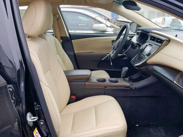 4T1BK1EB4JU277405 - 2018 TOYOTA AVALON XLE BLACK photo 5