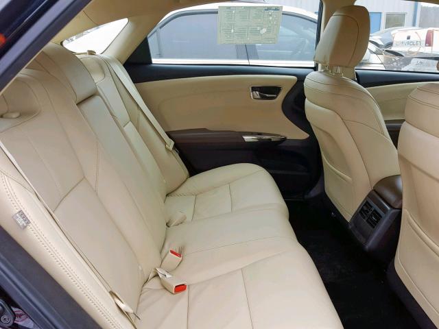 4T1BK1EB4JU277405 - 2018 TOYOTA AVALON XLE BLACK photo 6